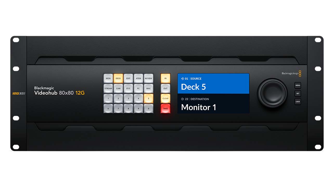 Blackmagic-Videohub-80x80-12g-Front