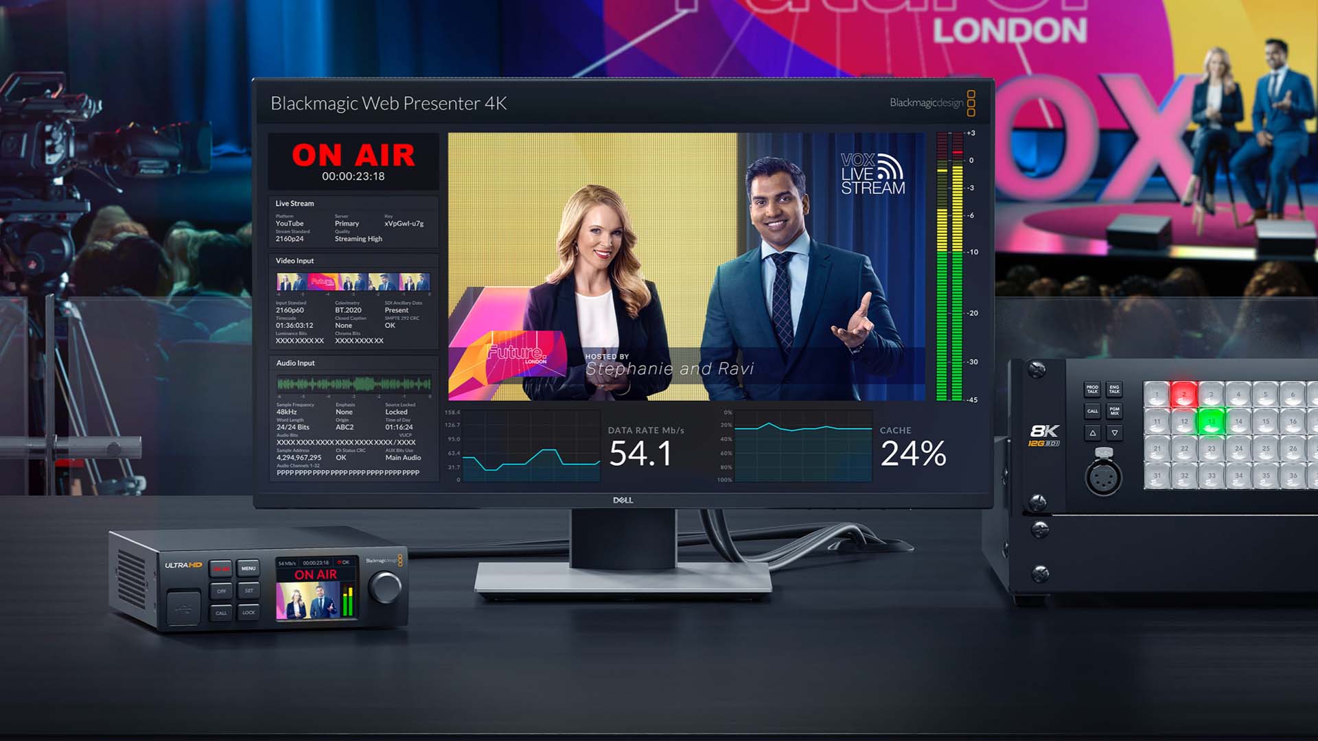 Blackmagic Web Presenter 4K. Image: Blackmagic Design.