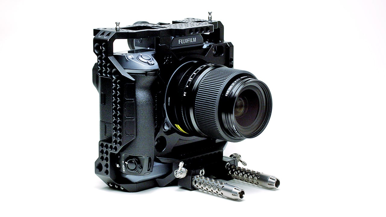 The Fuji GFX100 with Alpa XO Exoskeleton Ultimative Kit - an optional extra at £4085 plus VAT.