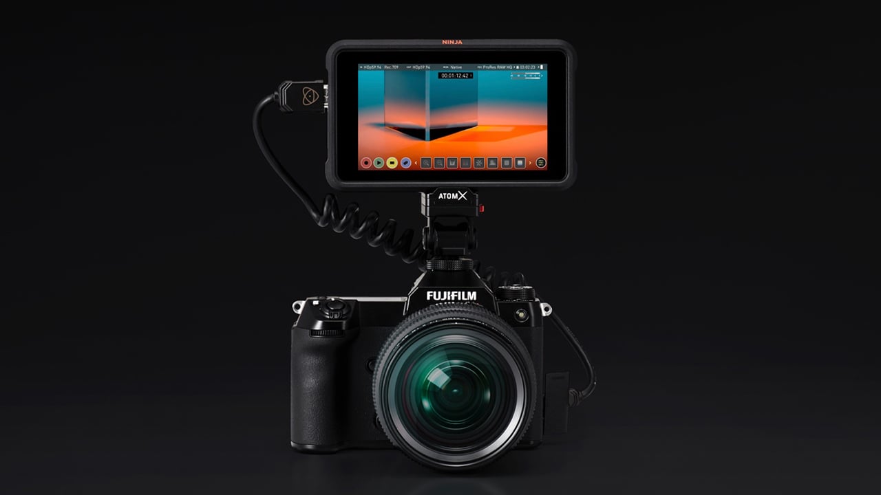 Fujinon GFX100S and Atomos Ninja V. Image: Atomos.