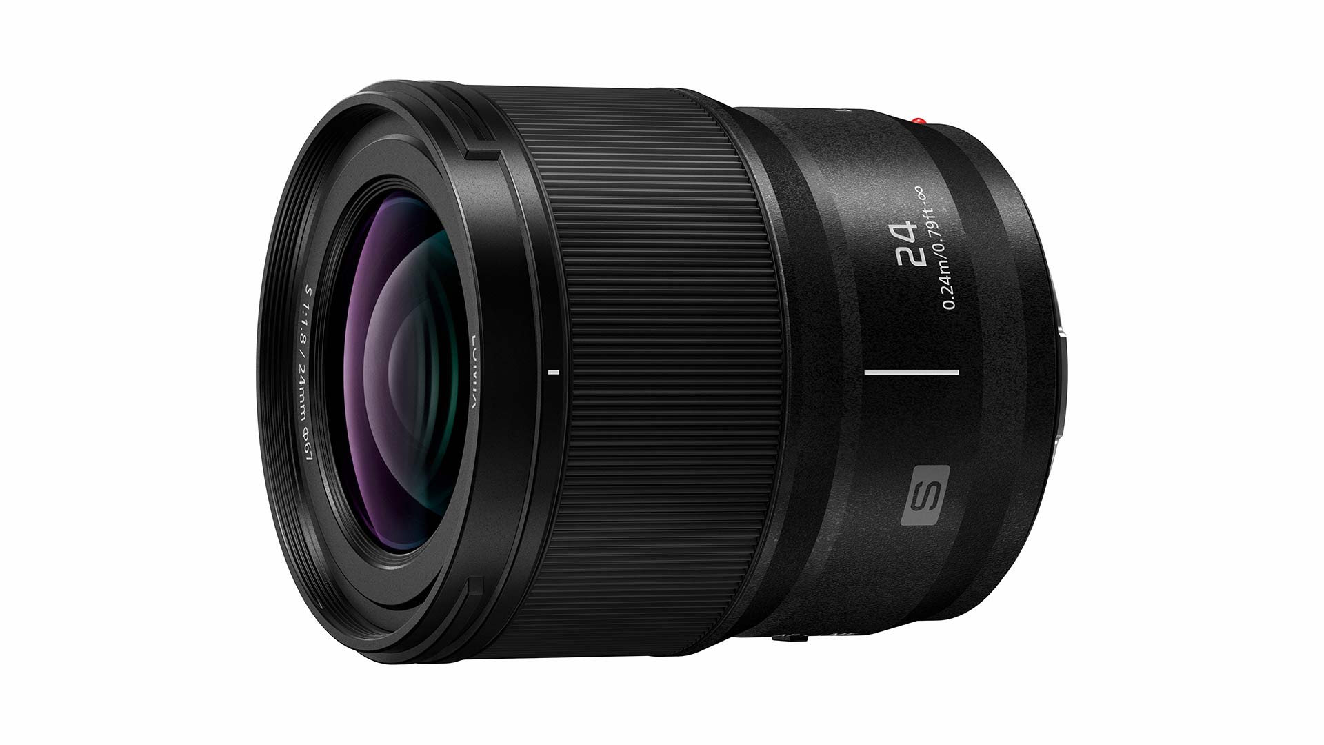 The new Panasonic LUMIX S 24mm f/1.8 lens. Image: Panasonic.