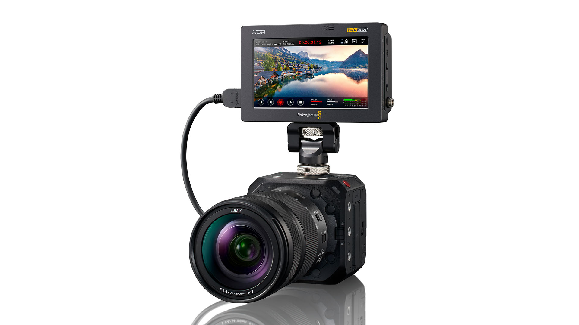 The new full-frame Panasonic LUMIX BS1H box-camera. Image: Panasonic.