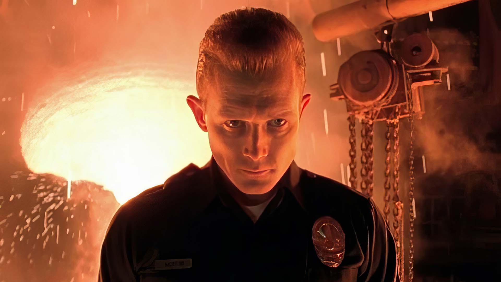 Robert Patrick as the T-1000 Terminator